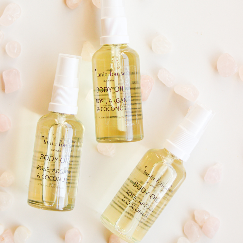 Tania Louise Rose Argan Coconut Body Oil