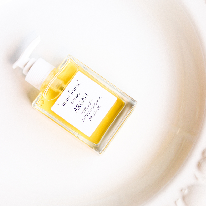 Argan Oil Certified Organic 100ml bottle Tania Louise Australia Organic Skin Care Experts