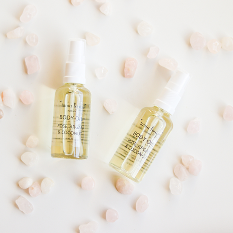 Tania Louise body oil argan rose coconut 50ml